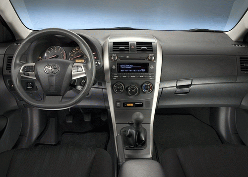 Салон Toyota Corolla