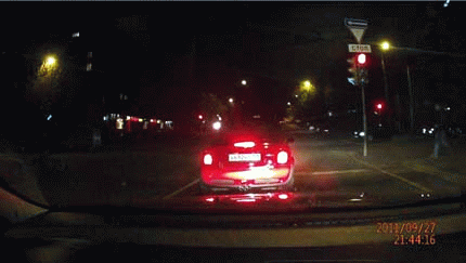 Видеорегистратор Mio MiVUE 238 - ночная съемка