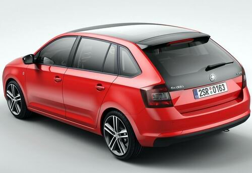 Фотографии Skoda Rapid Spaceback - вид сзади